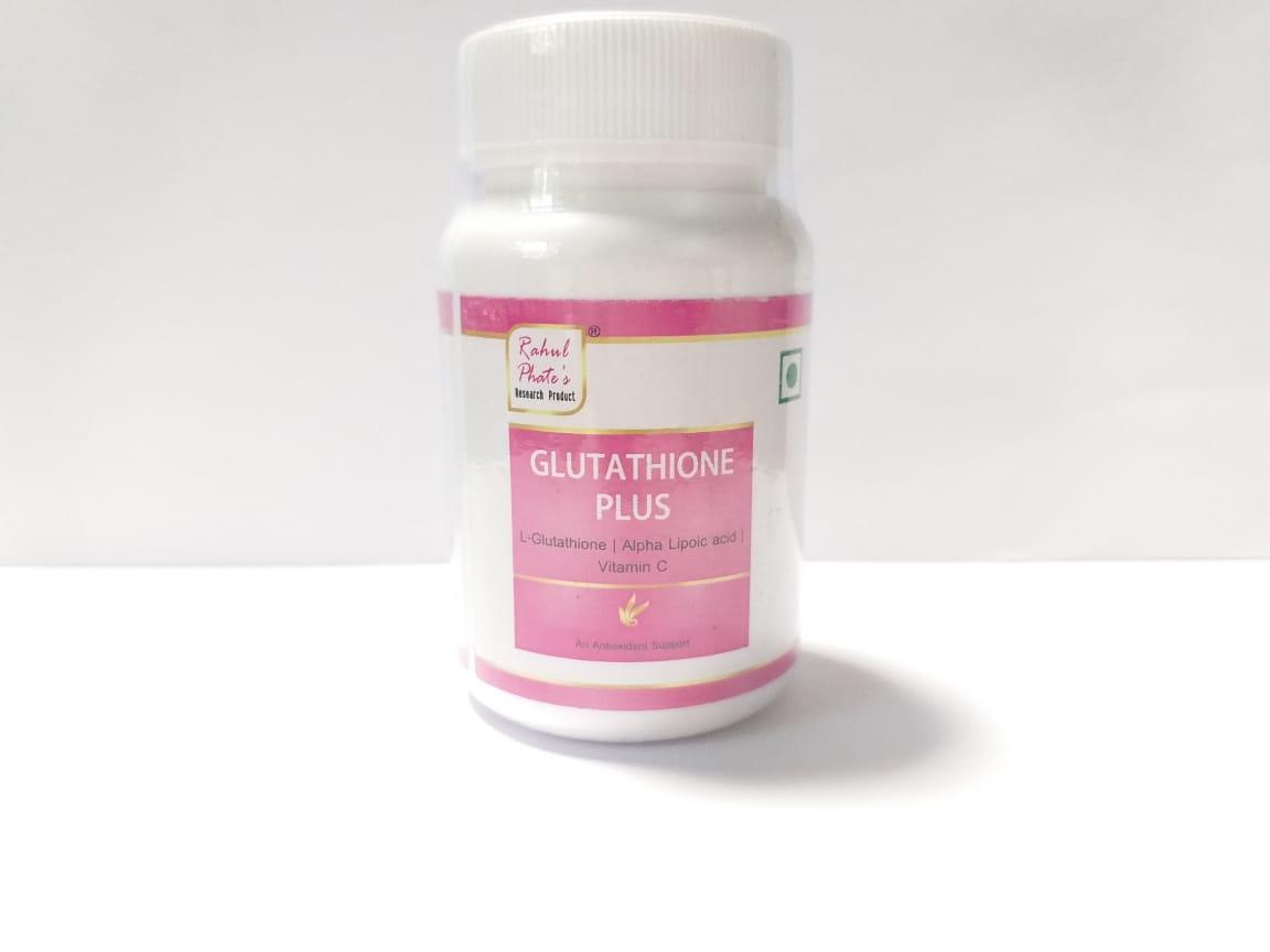Капсулы Glutathione Plus, Rahul, 60 кап,  сочетание антиоксидантов для красивой и здоровой кожи и волос