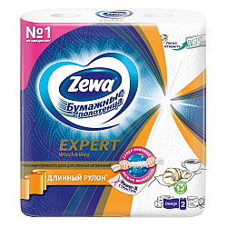 Бумажные полотенца Zewa Expert Wisch&Weg двуслойные, 2 рулона