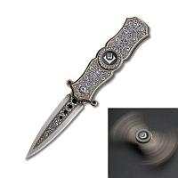Нож-спиннер складной карманный Spinner Toy Finger с двухсторонней заточкой (CM78) CM78 Нож-спиннер складной карманный Spinner Toy Finger с двухсторонней заточкой (CM78)