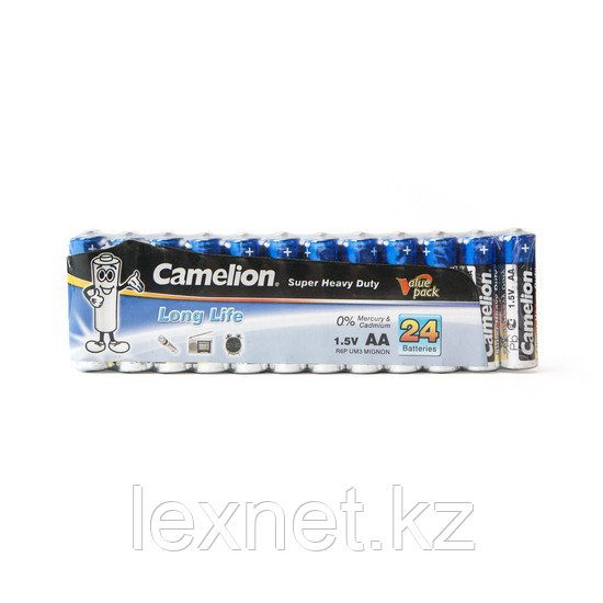 Батарейка CAMELION Super Heavy Duty R6P-SP24B 24 шт. в плёнке