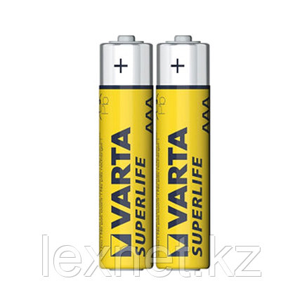 Батарейка VARTA Superlife Micro 1.5V - R03P/AAA 2 шт. в пленке, фото 2