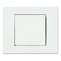 Выключатель 1-клавишный белый GRANO