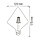 Светодиодная лампа Filament RUSTIC PYRAMID-6 6W E27, фото 2