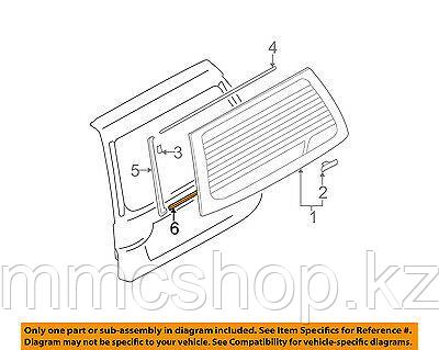 Уплотнительная резинка заднего ветрового лобового стекла панорамы MR971759 монтеро спорт митсубиши запчасти, фото 1
