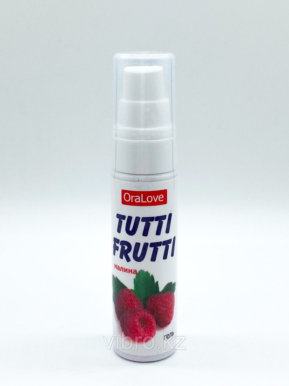 Съедобный Гель-лубрикант "Tutti Frutti" со вкусом малины. 30мл
