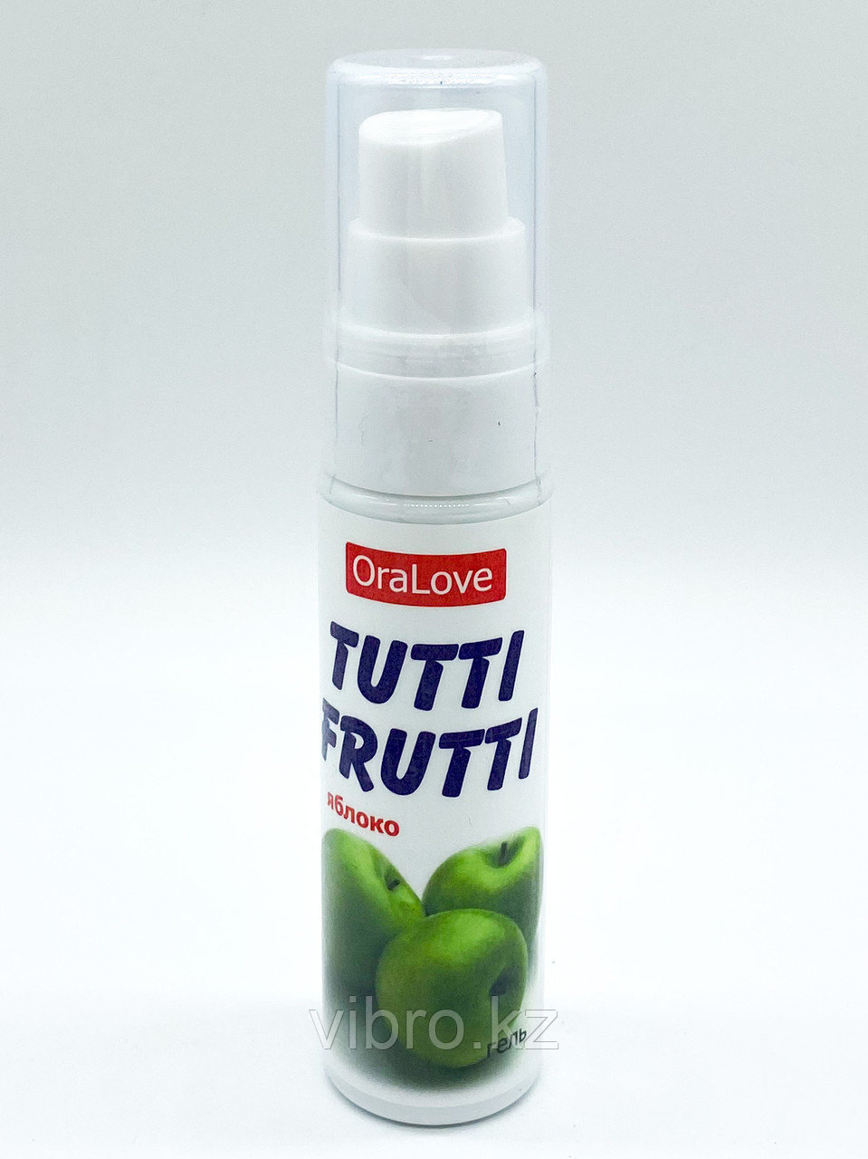 Съедобный Гель-лубрикант "Tutti Frutti" со вкусом яблока. 30мл