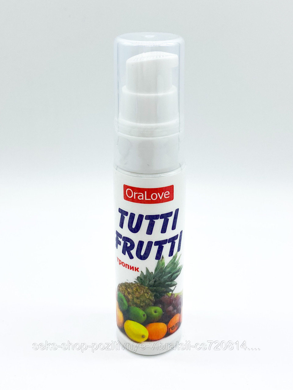 Съедобный Гель-лубрикант "Tutti Frutti" со вкусом Тропика. 30мл