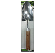 Металлические лопатки для обработки почвы с деревянными ручками 09W04A(широкая),09W04 B(узкая)