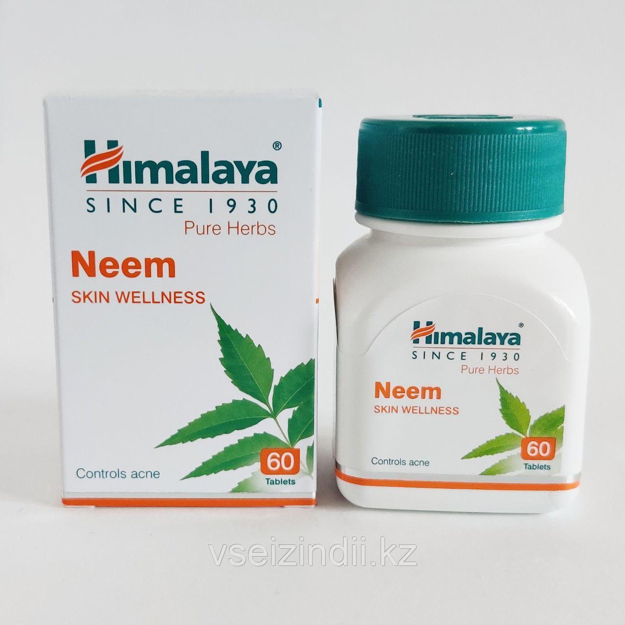 Ним, Гималаи (Neem, Himalaya), очищение крови, печени, кожные заболевания, токсины, шлаки