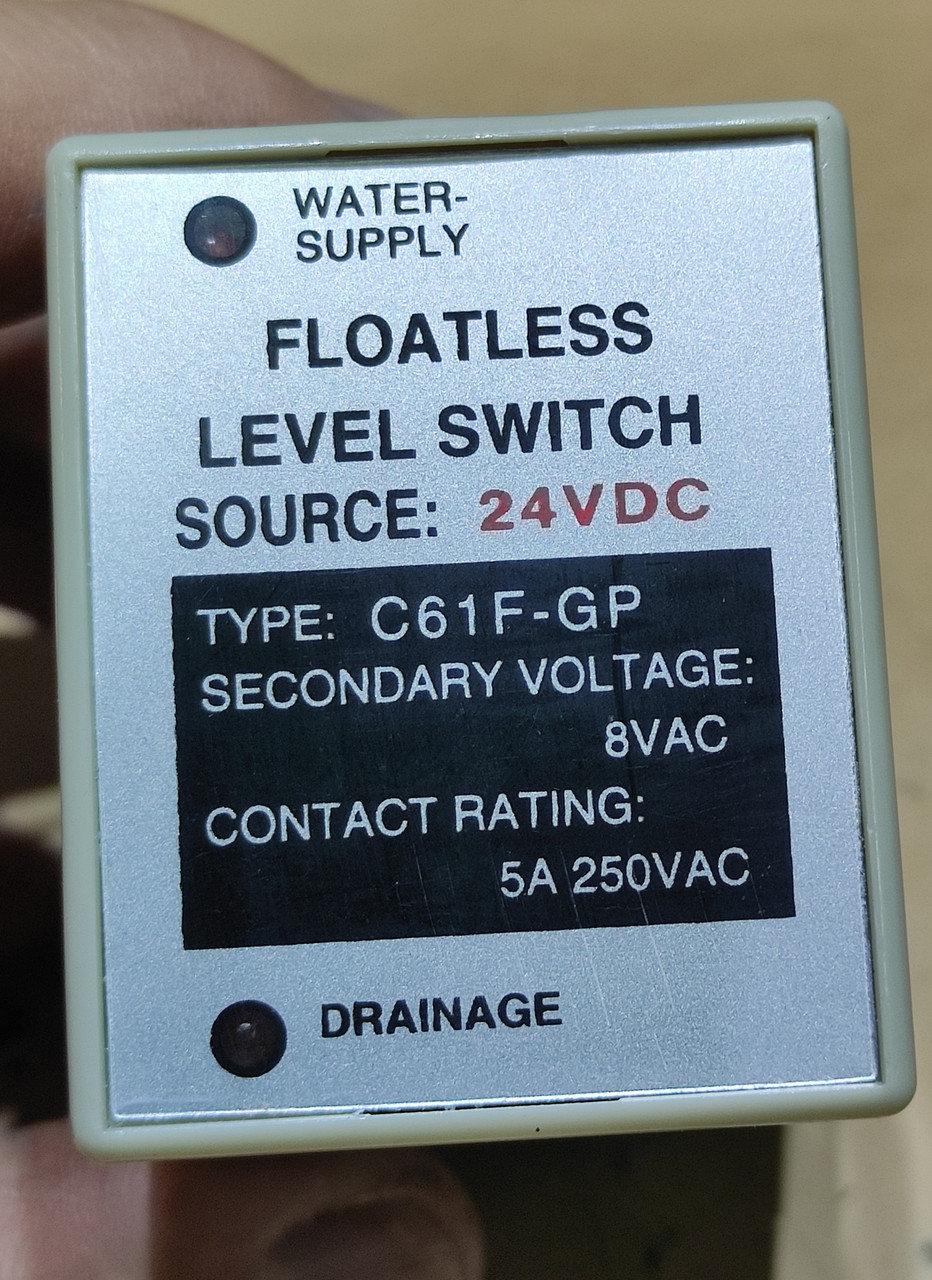 Контроллер уровня воды C61F-GP 24V, 5A (автоматический режим) - фото 3 - id-p91999528