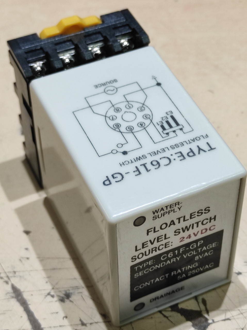 Контроллер уровня воды C61F-GP 24V, 5A (автоматический режим) - фото 4 - id-p91999528