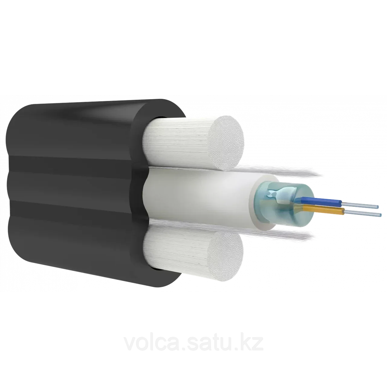 Абонентский оптический кабель Alpha Mile Микро Flat DROP, (диэлектрикий) одномодульный