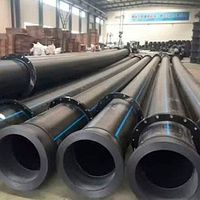 Труба офланцованная ПНД ПЭ-100 SDR13,6-PN12,5 1000 мм