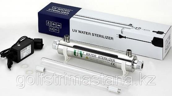 УК стерилизатор STERILIZER - UV24GPM - 1" (5 м3/сағ дейін), PHILIPS шамдары - фото 2 - id-p92007878