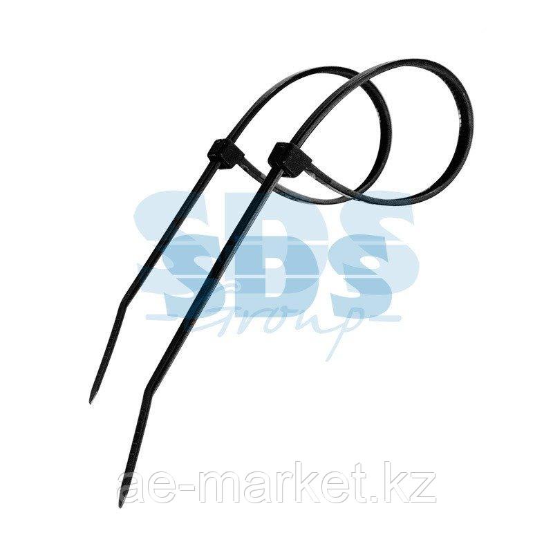 Хомут-стяжка кабельная нейлоновая REXANT 100 x2,5 мм,  черная,  упаковка 100 шт.