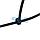 Хомут-стяжка кабельная нейлоновая REXANT 250 x3,6 мм,  черная,  упаковка 100 шт., фото 3