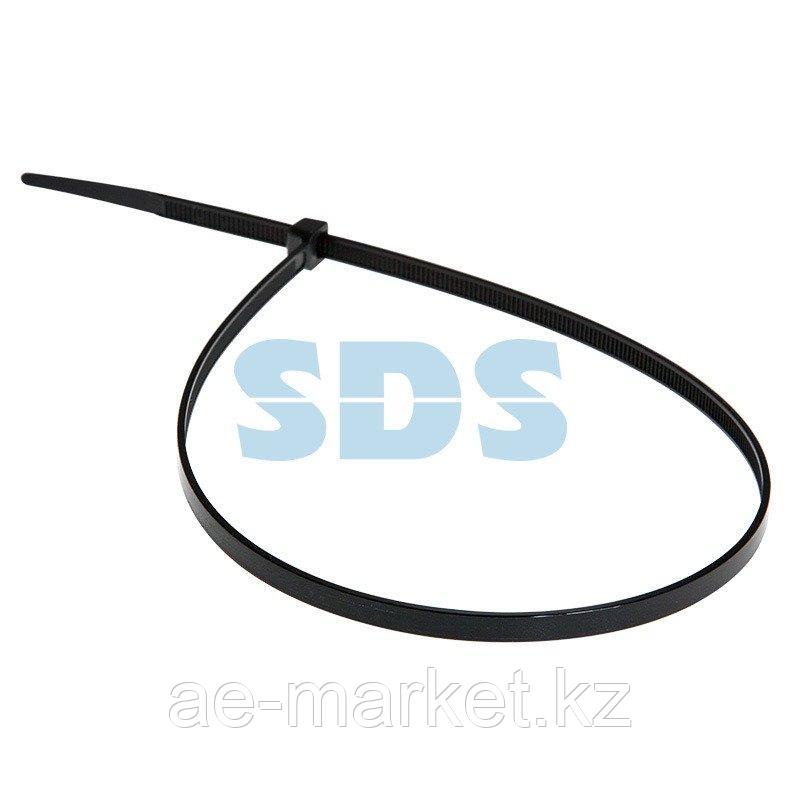 Хомут-стяжка кабельная нейлоновая REXANT 400 x4,8 мм,  черная,  упаковка 100 шт.