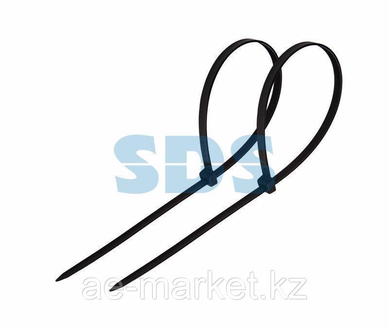 Хомут-стяжка кабельная нейлоновая REXANT 250 x4,8 мм,  черная,  упаковка 100 шт.