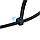 Хомут-стяжка кабельная нейлоновая REXANT 300 x7,6 мм,  черная,  упаковка 100 шт., фото 3