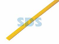Термоусаживаемая трубка REXANT 6,0/3,0 мм,  желтая,  упаковка 50 шт.  по 1 м