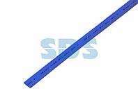 Термоусаживаемая трубка REXANT 7,0/3,5 мм,  синяя,  упаковка 50 шт.  по 1 м, фото 1