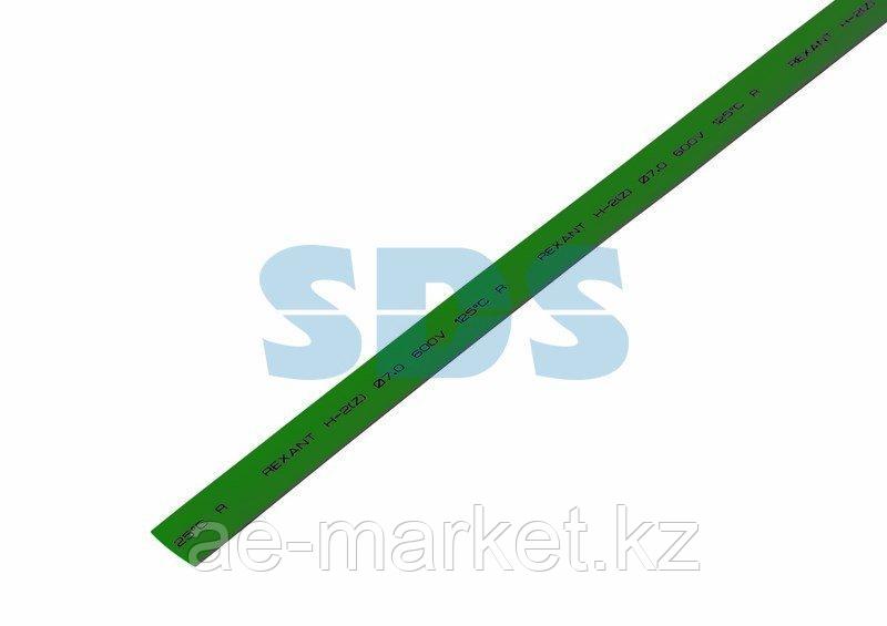 Термоусаживаемая трубка REXANT 8,0/4,0 мм,  зеленая,  упаковка 50 шт.  по 1 м