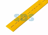 Термоусаживаемая трубка REXANT 25,0/12,5 мм,  желтая,  упаковка 10 шт.  по 1 м, фото 1