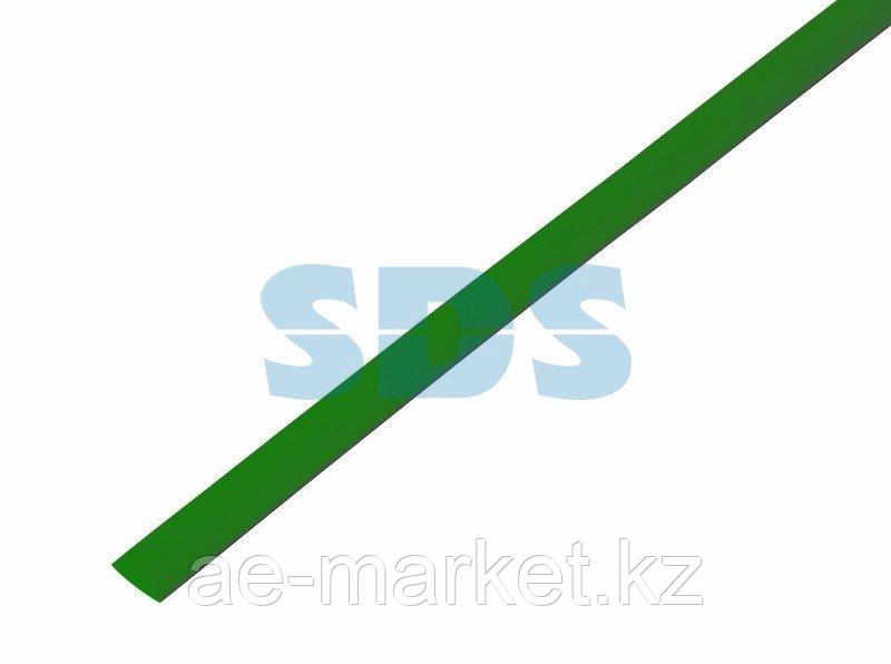Термоусаживаемая трубка REXANT 5,0/2,5 мм,  зеленая,  упаковка 50 шт.  по 1 м