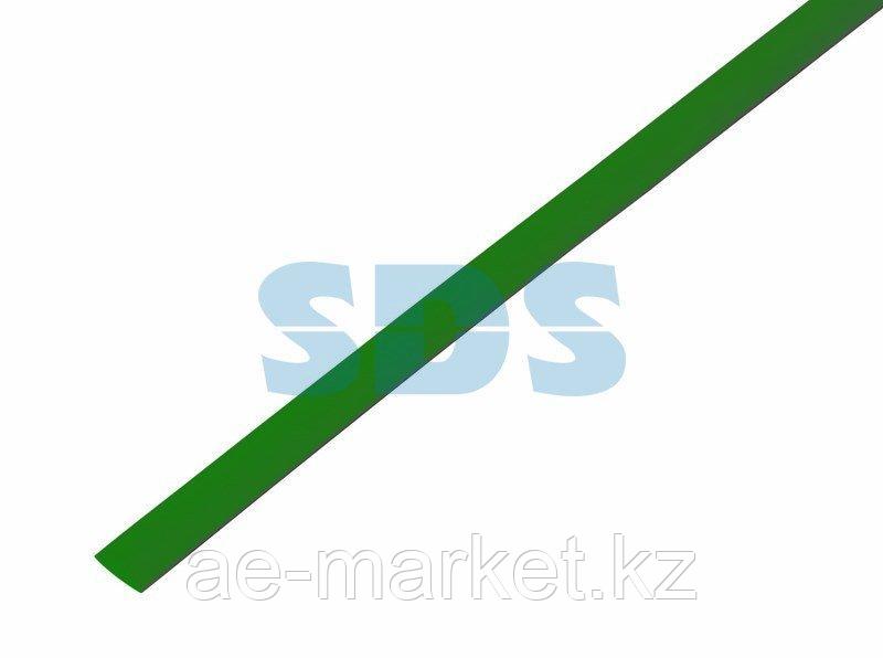 Термоусаживаемая трубка REXANT 6,0/3,0 мм,  зеленая,  упаковка 50 шт.  по 1 м