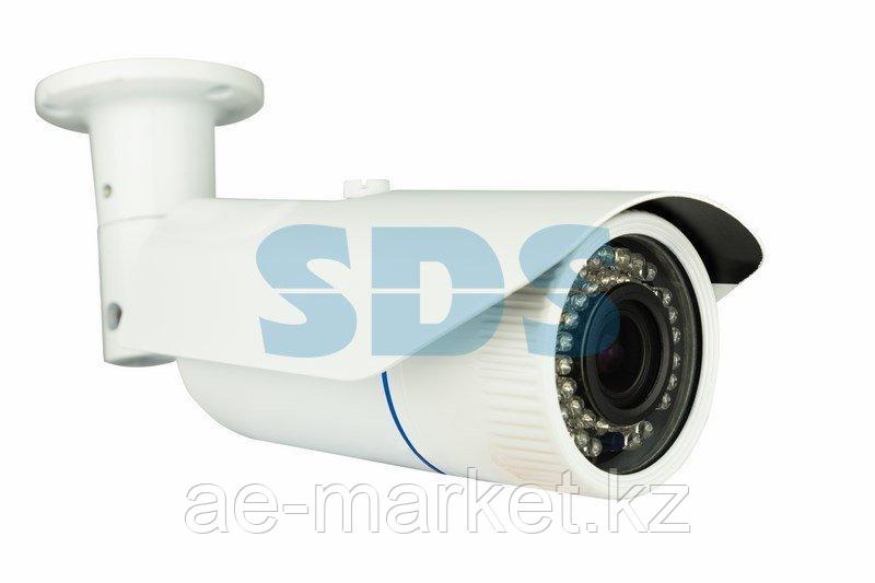 Цилиндрическая уличная камера IP 2.1Мп Full HD (1080P),  объектив 2.8-12 мм. ,  ИК до 40 м. ,  12В/PoE