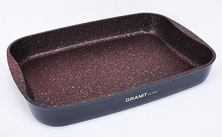 Противень 365х260х55, каменное антипригарное покрытие "Granit Ultra" (red)
