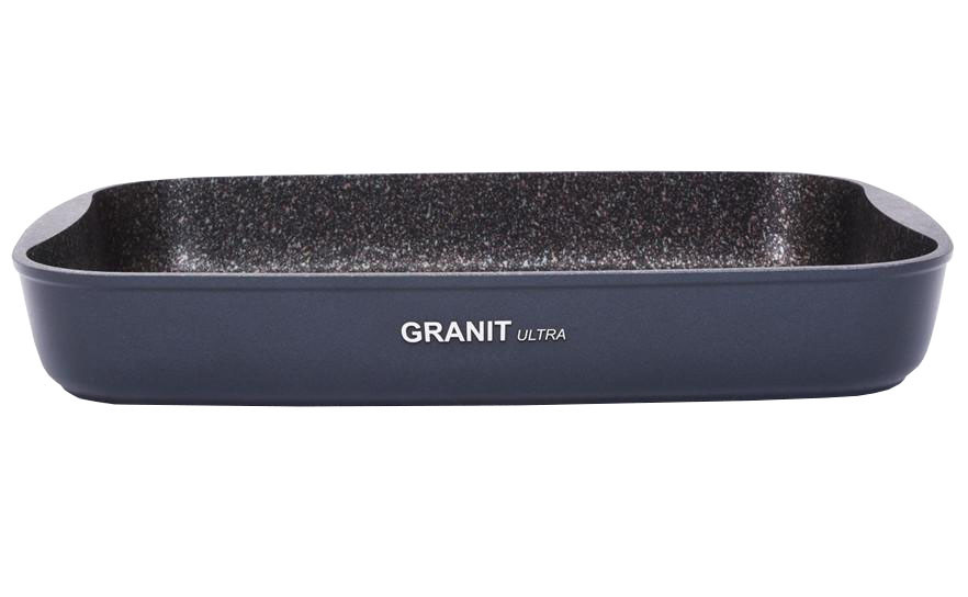 Противень 335х220х55, каменное антипригарное покрытие "Granit Ultra" - фото 2 - id-p92026052