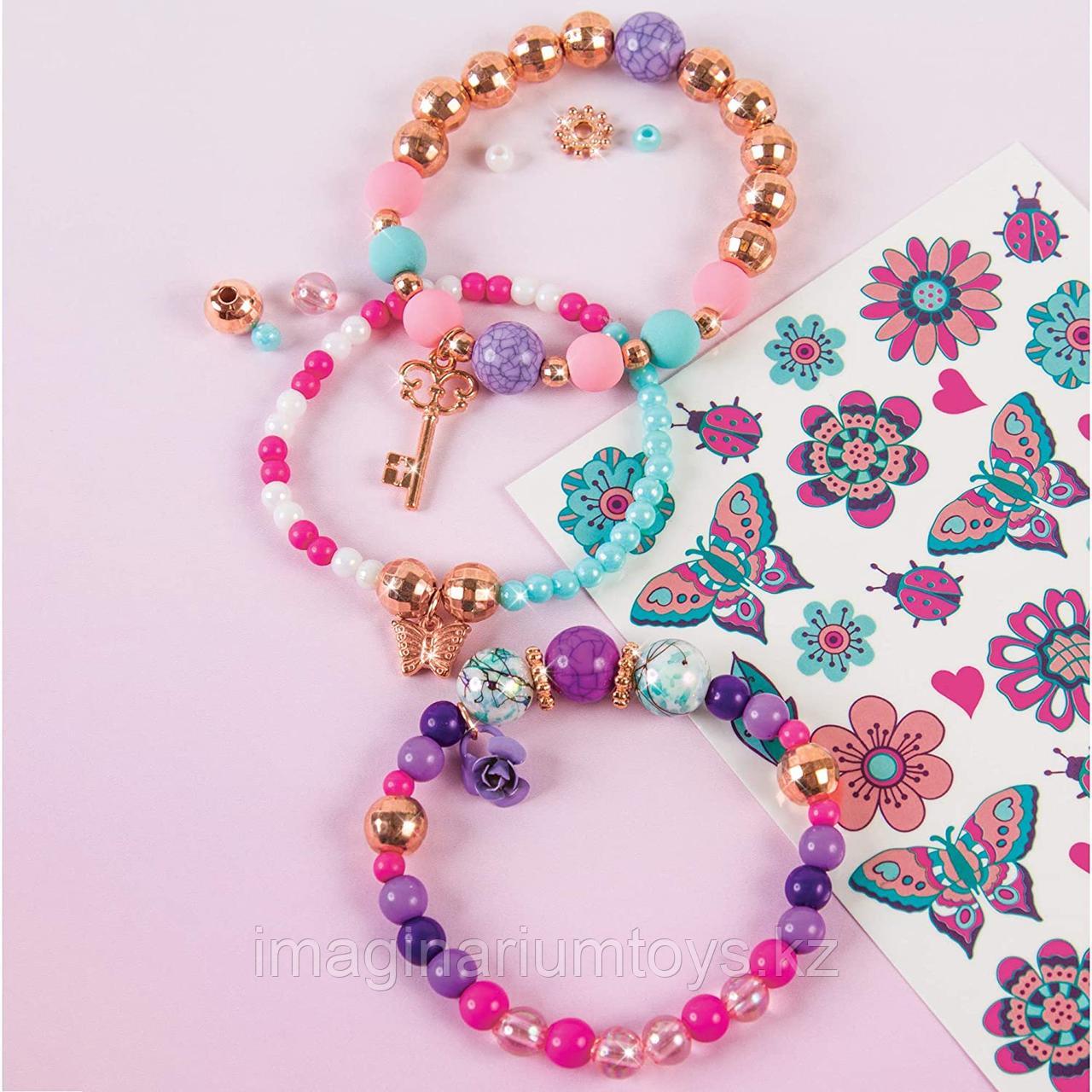 Набор для создания браслетов для девочек MAKE IT REAL Bedazzled Charm Bracelets - фото 4 - id-p92026228