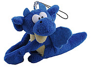 Мягкая игрушка- брелок Дракон, синий, фото 2