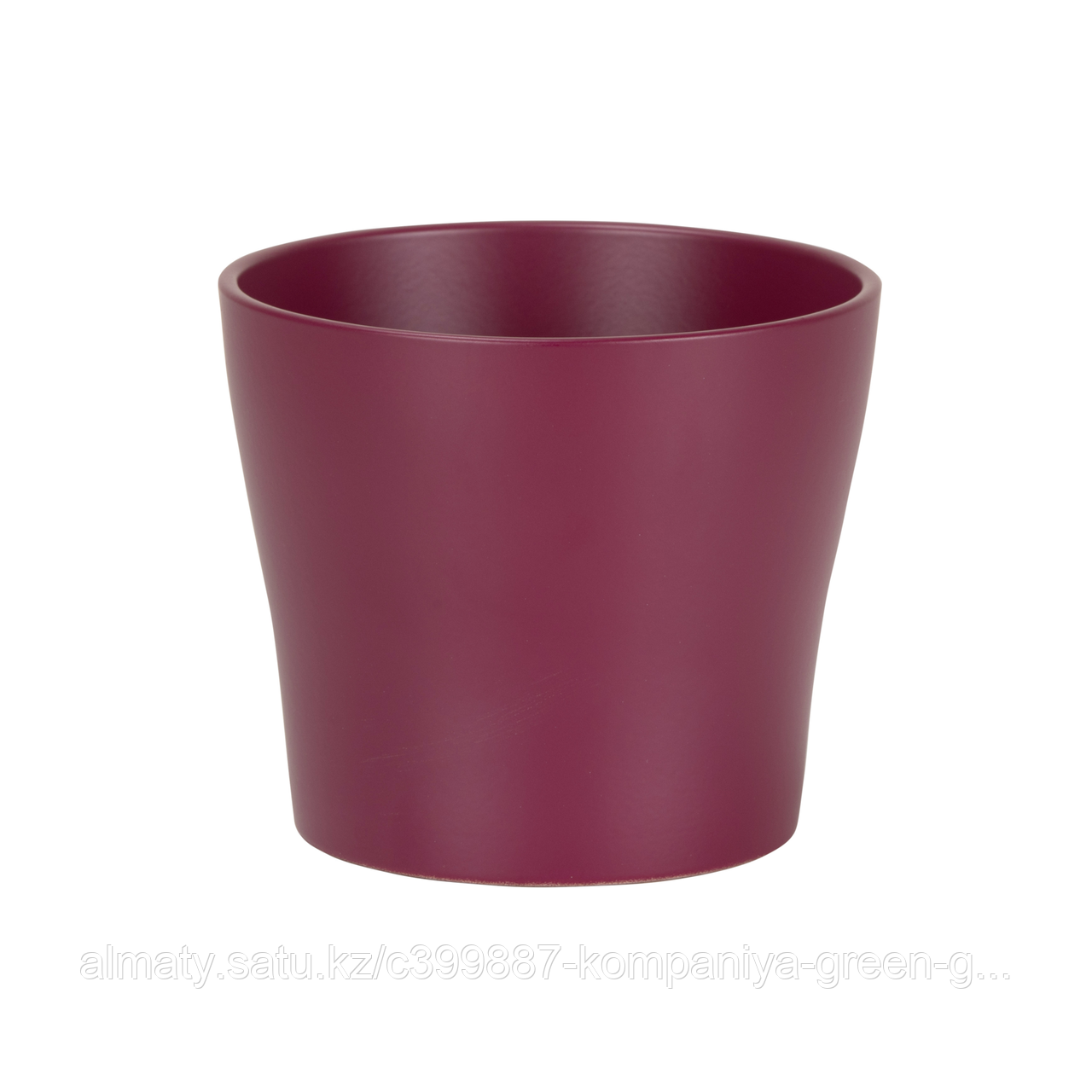 Кашпо керамическое серия Nature 808/21 | Scheurich Burgundy, фото 1