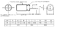 Конденсатор К-50-16 100мкф 25В