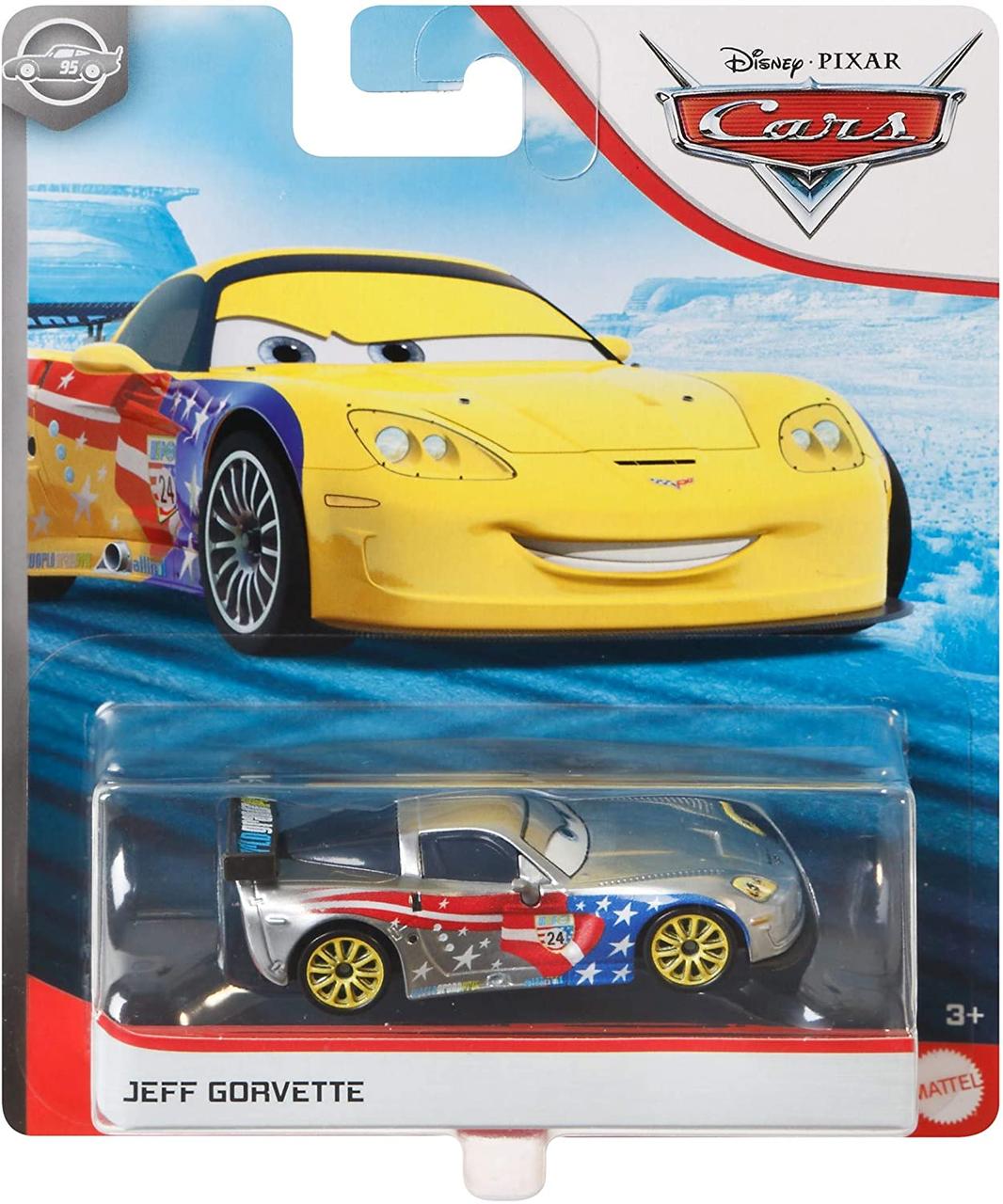 Cars / Тачки "Серебрянная коллекция" Металлическая модель Джефф Горвет №24