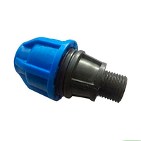 Муфта ПНД с наружной резьбой PN10 75х2-1/2“ мм