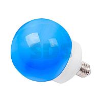 Лампа шар e27 12 LED &Oslash;100мм синяя
