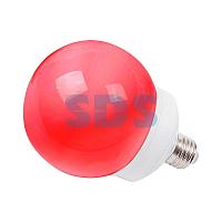 Лампа шар e27 12 LED &Oslash;100мм красная