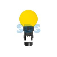 Лампа шар 6 LED для белт-лайта,  цвет: Жёлтый,  &Oslash;45мм,  жёлтая колба
