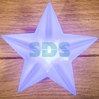 "Звезда" RGB на присоске 9*9 см