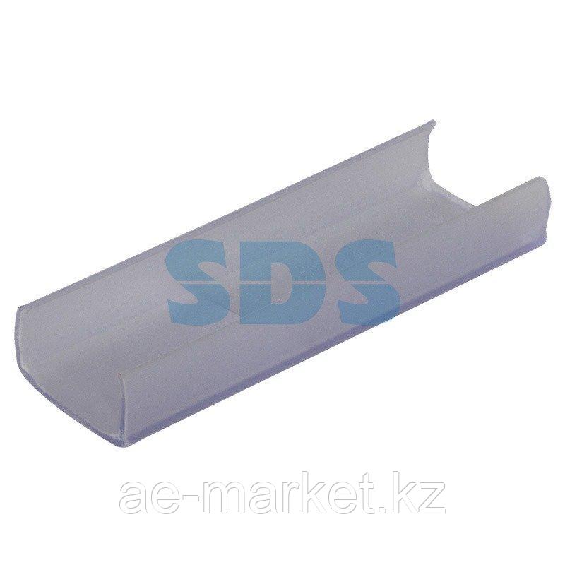 Короб пластиковый/клипса для гибкого неона 15х26мм,  длина 5 см (цена за 1 шт. )
