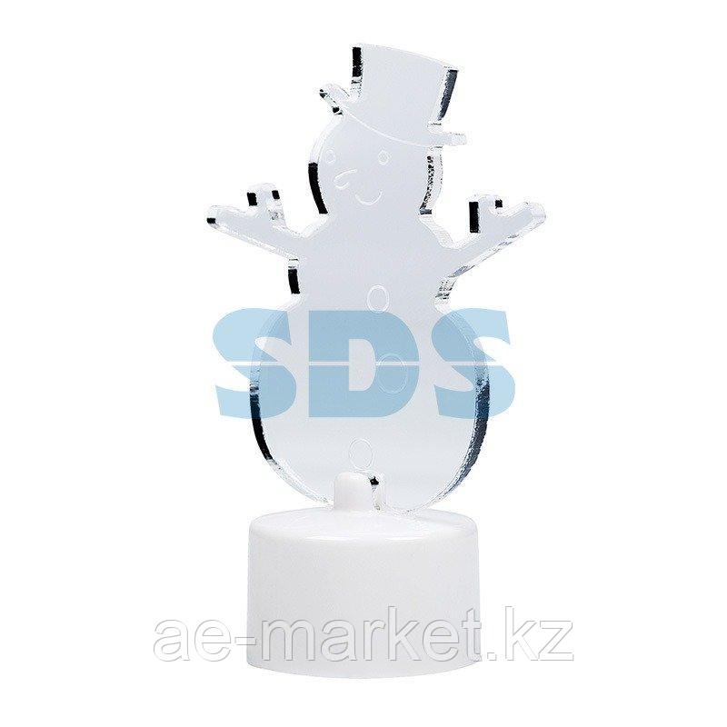 Фигура светодиодная на подставке "Снеговик в шляпе 2D", RGB - фото 6 - id-p92041836
