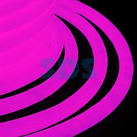 Гибкий Неон LED 360 (круглый) - розовый,  бухта 50м