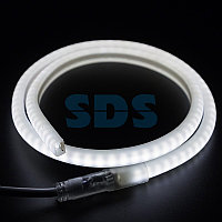 Гибкий Неон LED SMD 12х12 мм,  форма - D,  белый,  120 LED/м,  бухта 100м