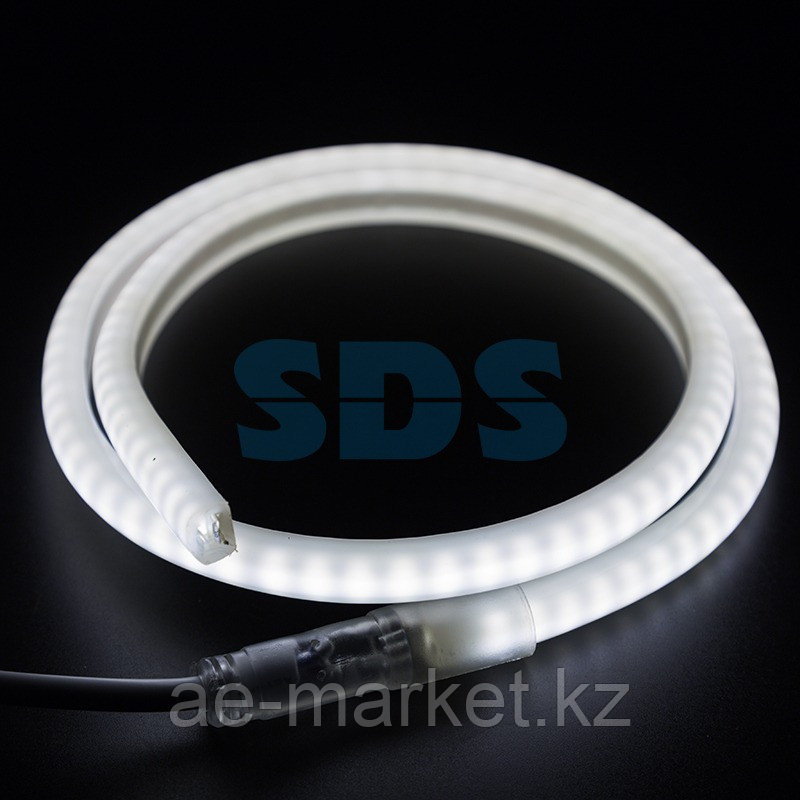 Гибкий Неон LED SMD 12х12 мм, форма - D, белый, 120 LED/м, бухта 100м - фото 1 - id-p92040934