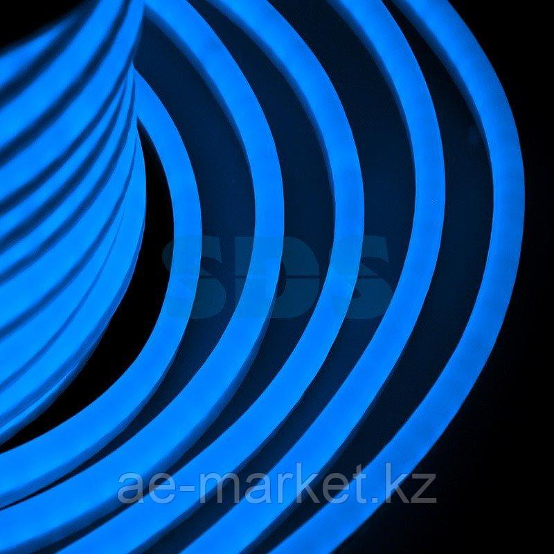 Гибкий Неон DIP 12x26мм - синий,  оболочка синяя,  бухта 50м