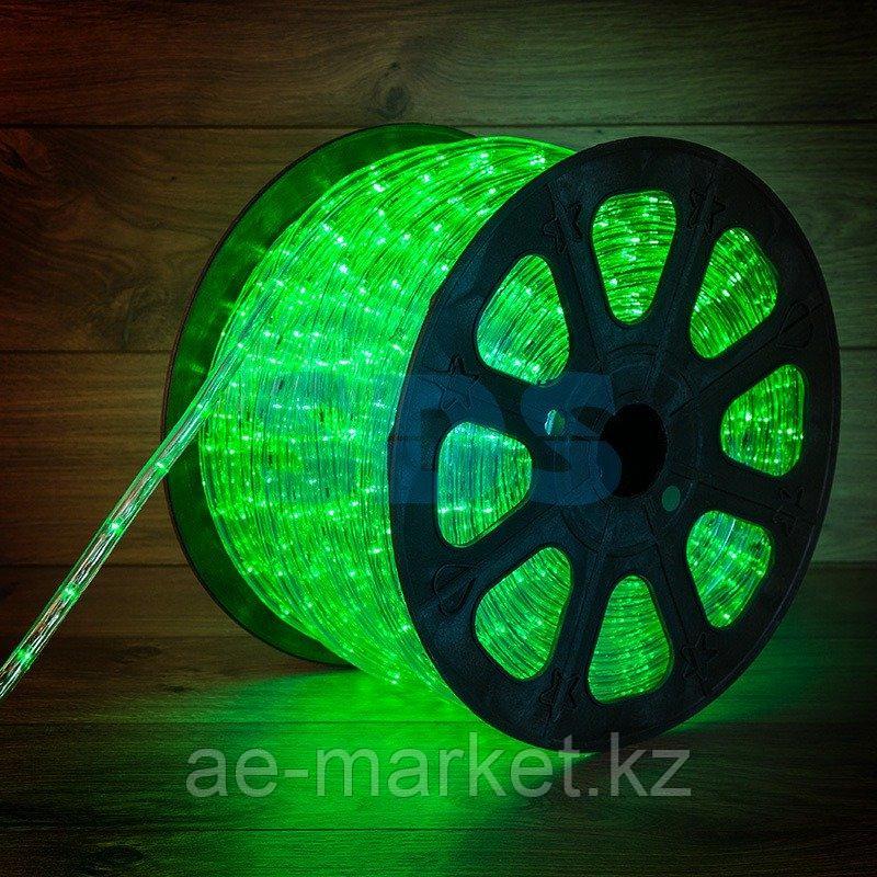 Дюралайт LED,  эффект мерцания (2W) - зеленый,  36 LED/м,  бухта 100м