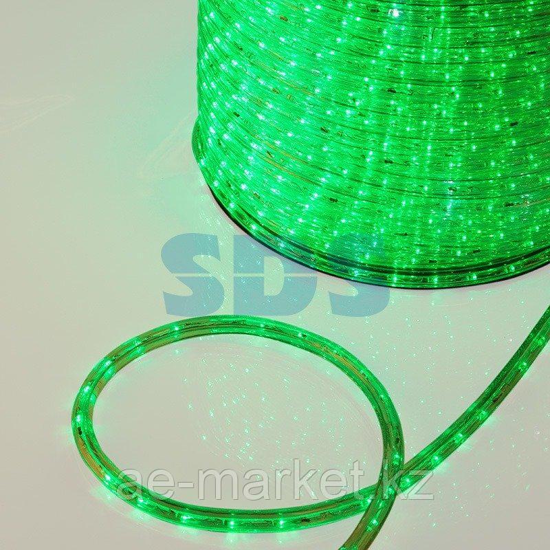 Дюралайт LED, эффект мерцания (2W) - зеленый, 36 LED/м, бухта 100м - фото 2 - id-p92041155